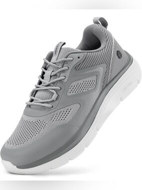 NEW! FitVille Lightweight Extra Wide Men’s Walking Shoes Non Slip sz 11 EW